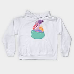 Eel flower pot 1 Kids Hoodie